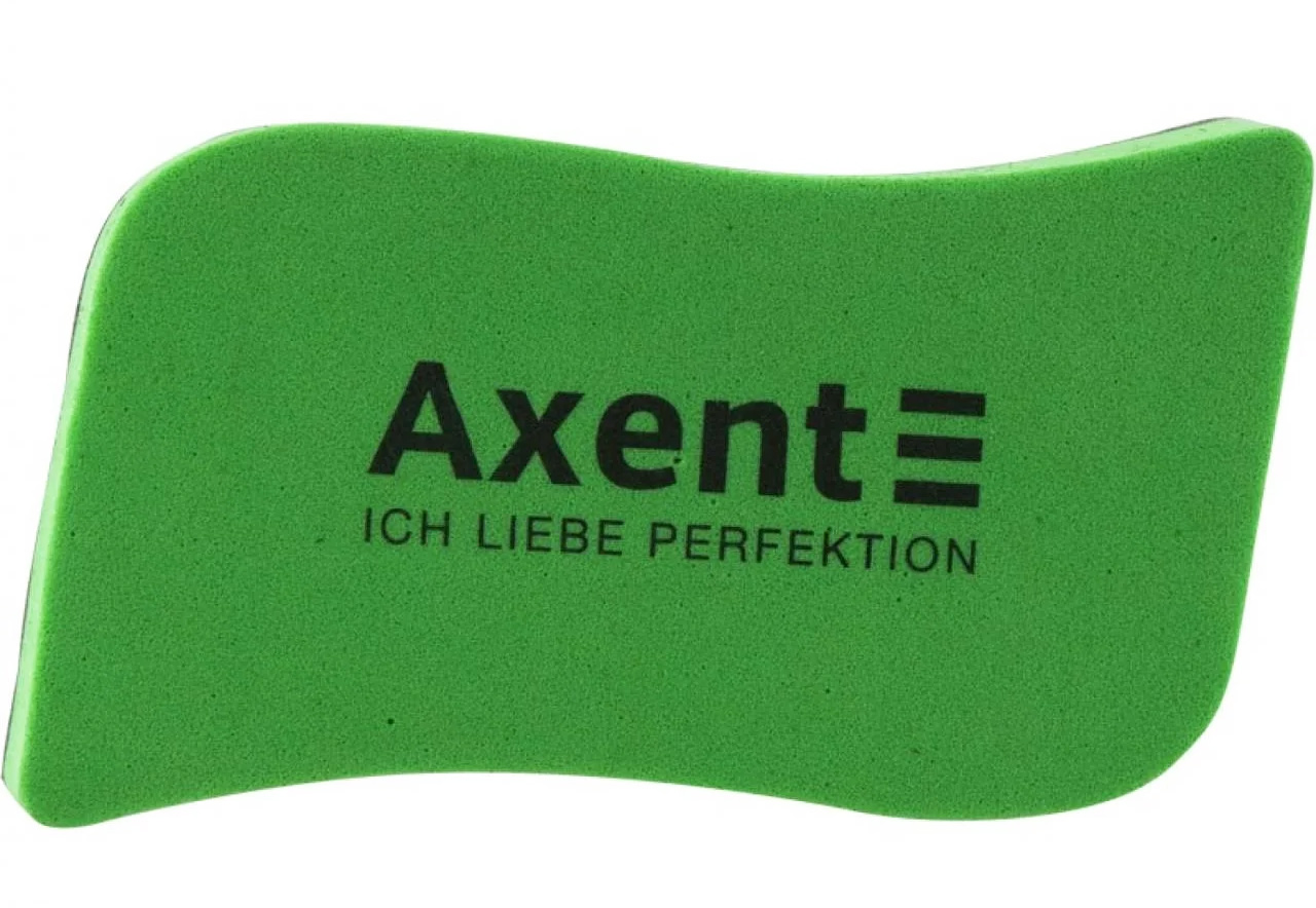 Губка для доски на магните Wave, зелен. Axent - фото 1