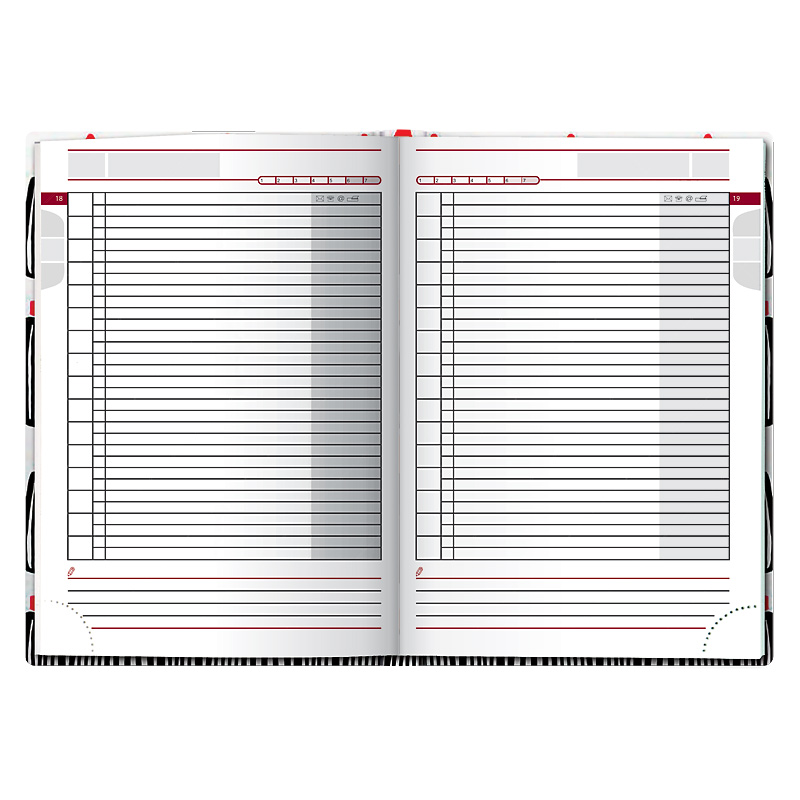 Ежедневник недатированный Агенда Flex Lipstick BBH Brunnen - фото 3