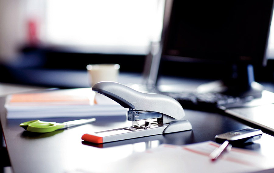 Степлер банківський 23/8-23/10 до 70арк., Fashion HD70, срібляст.- помаранч. Rapid - фото 1