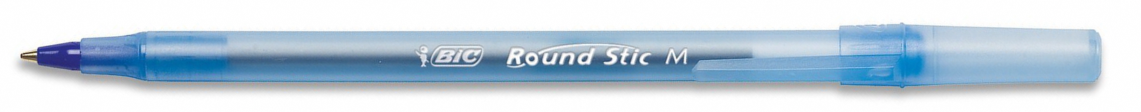 Ручка кулькова Round Stic корпус син., ст. син. Bic - фото 3