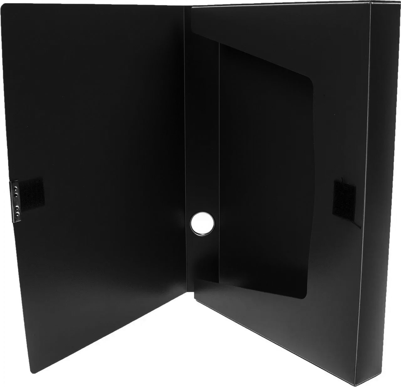 Папка-бокс на липучці А4, 36мм., сір. Axent - фото 5