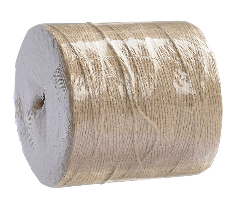 Шпагат джутовий (банківський інкасаторский), 1100текс, 720м., 800г., коричн. BuroMax - фото 1