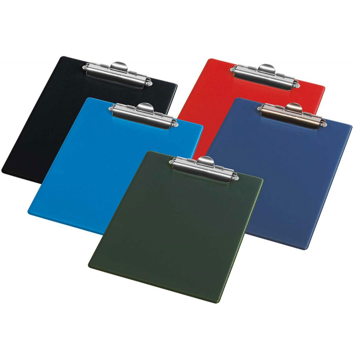 Планшет с верхним прижимом А4, PVC, черн. PantaPlast - фото 1