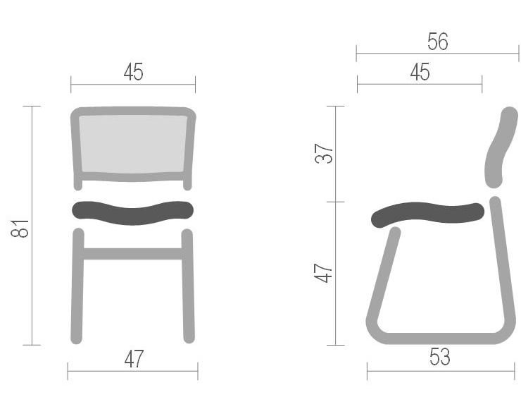 Стілець Астро CH, чорн. АКЛАС - фото 2