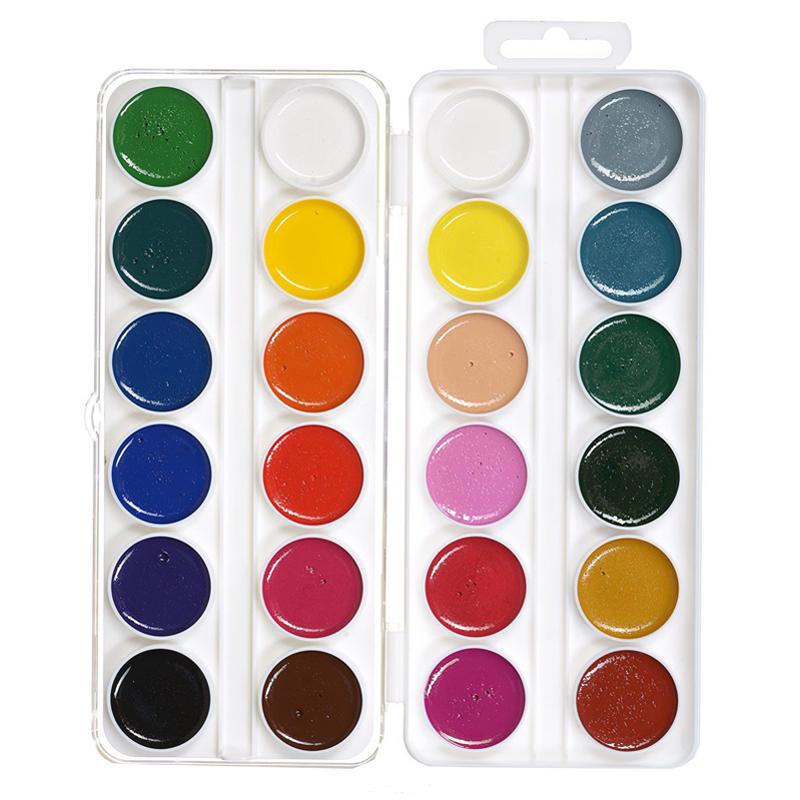 Краски акварельные 24цв. Пчелка Гамма - фото 2