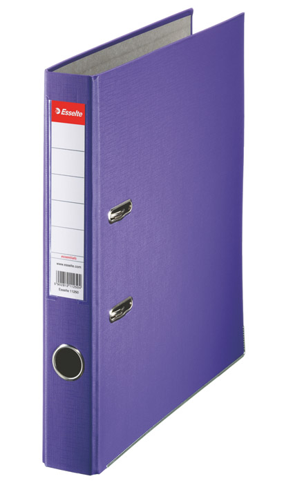 Регистратор 5см. А4 (PP), Econom, фиолет. Esselte - фото 2