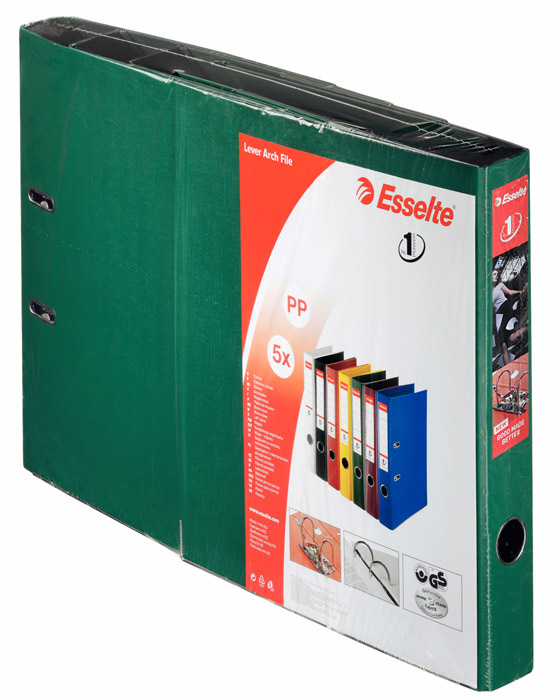 Реєстратор 5см. А4 (PP), No.1 Power, зелен. Esselte - фото 4