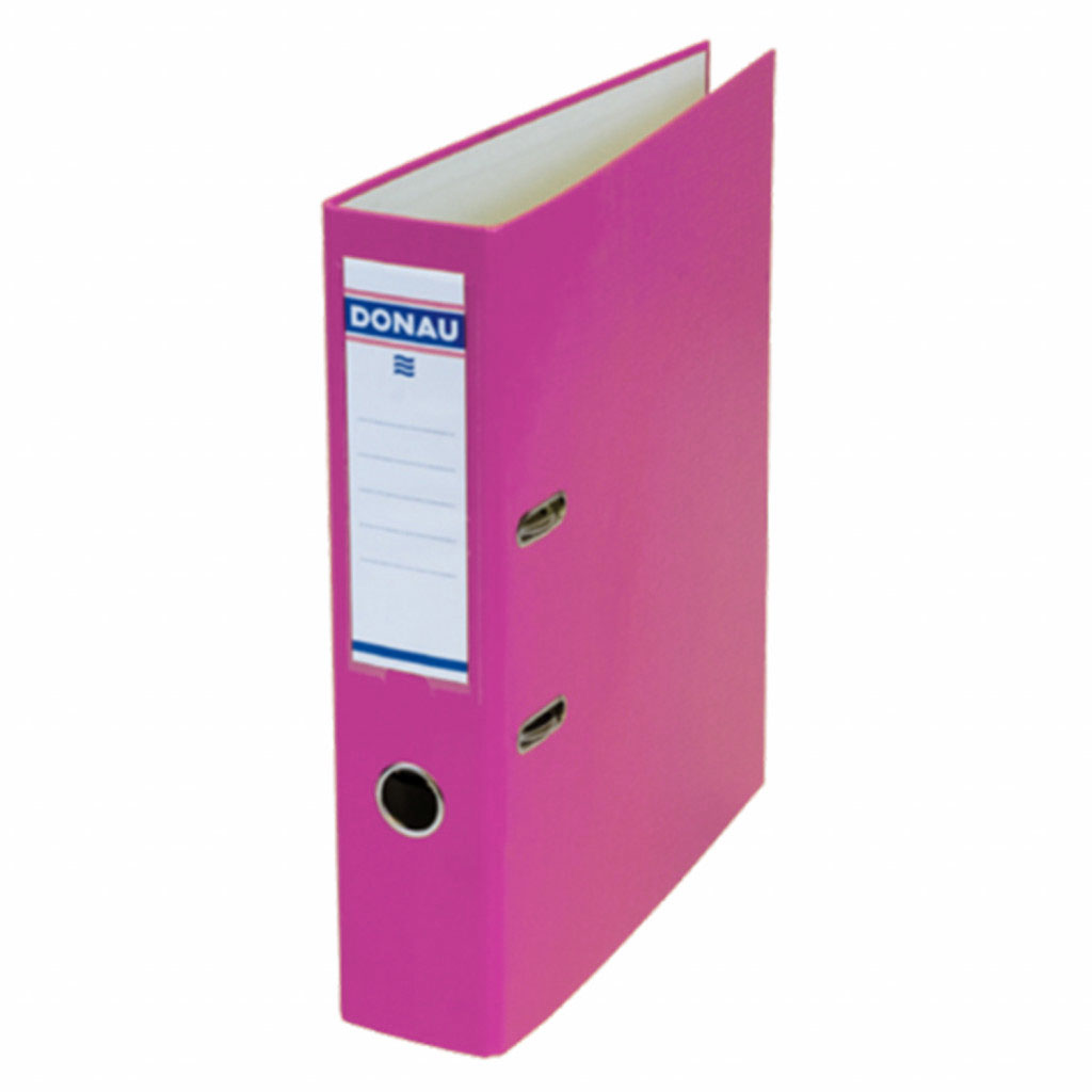 Реєстратор 7,5см. А4 (PP), Master, рожев. DONAU - фото 2