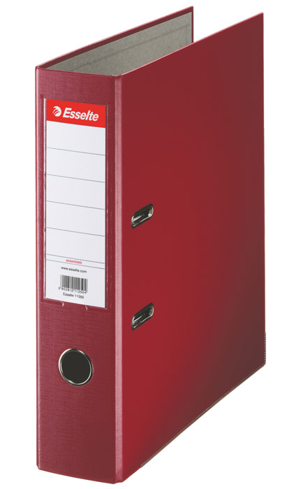 Реєстратор 7,5см. А4 (PP), Econom, бордо Esselte - фото 1