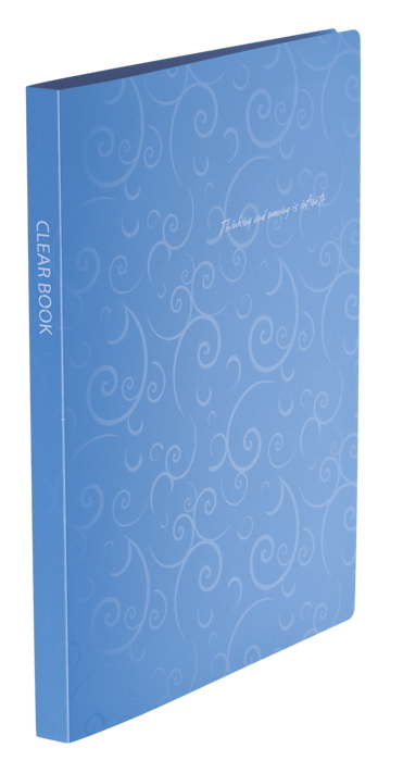 Папка на 20 файлов Barocco, голуб. BuroMax - фото 1