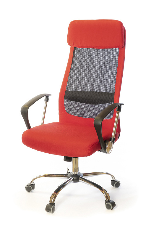 Кресло для персонала Гилмор FX СН TILT, красн. АКЛАС - фото 3