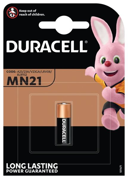 Батарейка MN21 (А23) 12V Duracell - фото 1