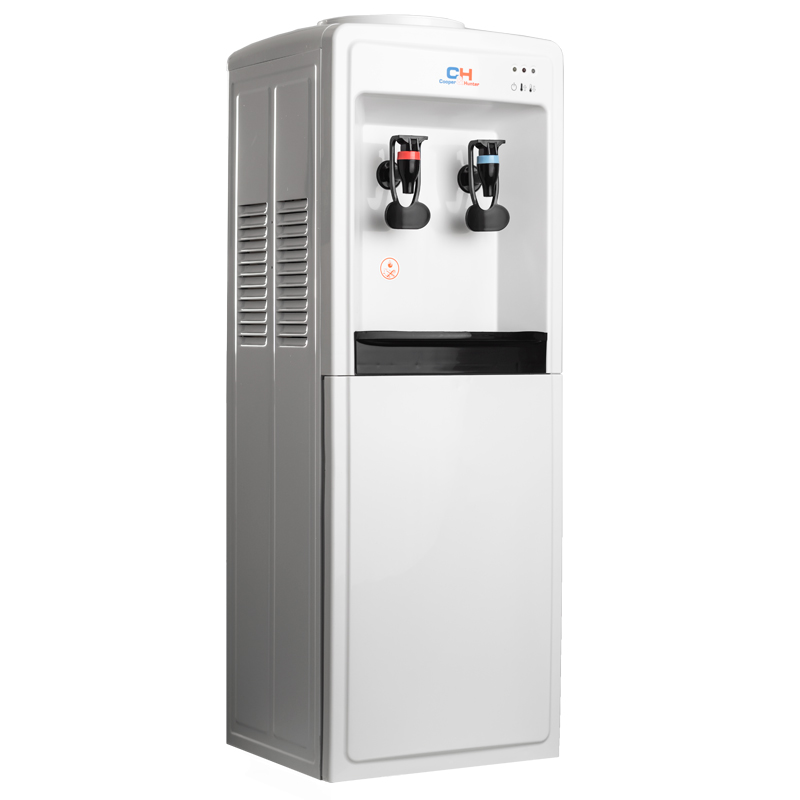 Кулер для воды напольный CLASSIC (V118) CH-V128EB, белый с черными вставками Cooper&Hunter - фото 1