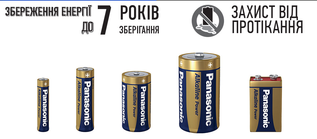 Батарейка LR6 (AA) Alkaline Power, 20шт./уп. Panasonic - фото 1