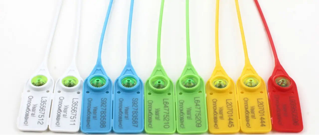 Пломба индикаторная Стрела V3, пластик., длина 26/18см., ассорт. Украина - фото 3