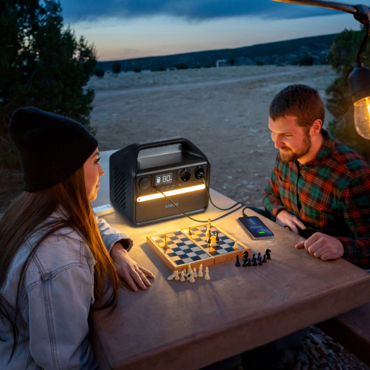 Зарядная станция ANKER 535 PowerHouse-512Wh/AC-500W/USB-C-60W/3xUSB/1xCar/MPPT LiFePO (A1751311) ANKER - фото 10