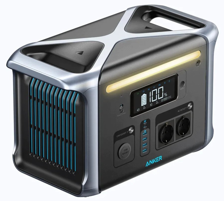 Зарядна станція ANKER 757 PowerHouse-1229Wh/AC-1500W/USB-C-100W/4xUSB/1xCar/MPPT LiFePO (A1770311) ANKER - фото 6