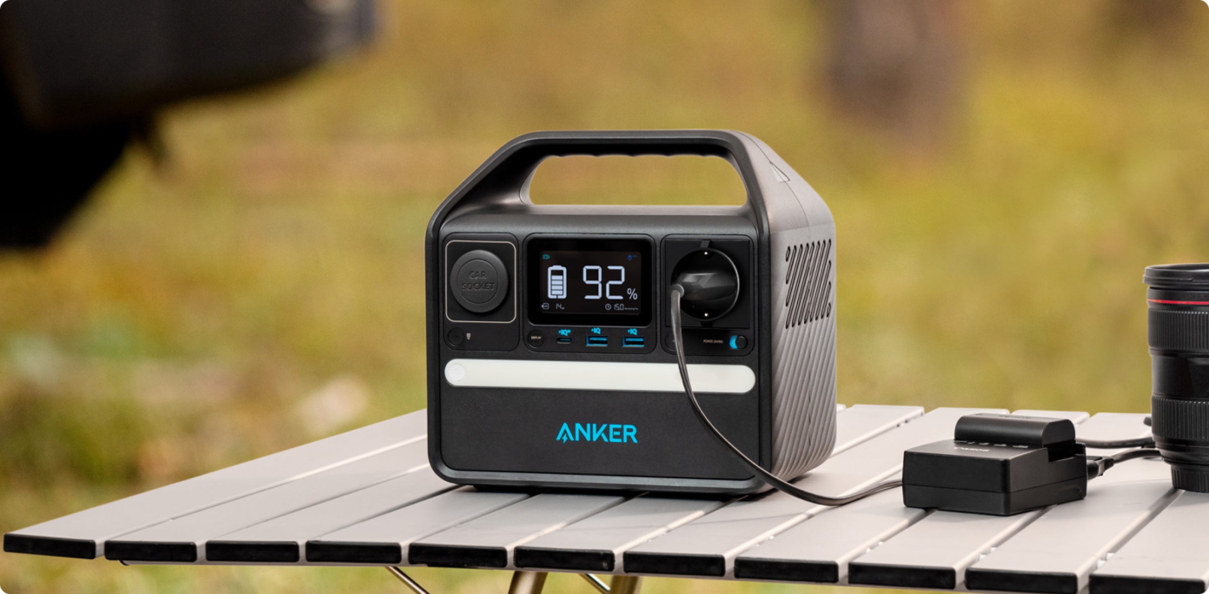 Зарядна станція ANKER 521 PowerHouse-256Wh/AC-200W/USB-C-60W/2xUSB/1xCar/MPPT LiFePo (A1720311) ANKER - фото 7