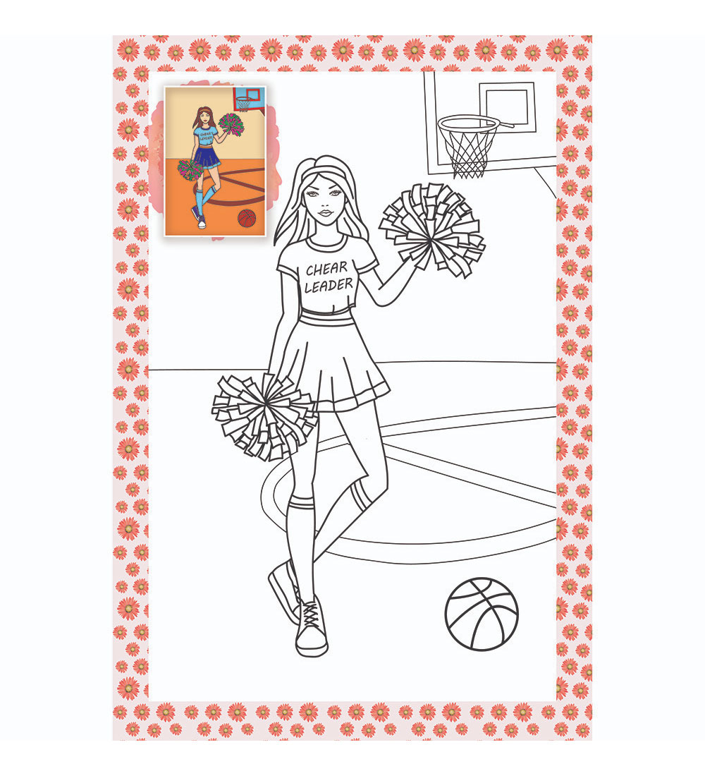 Раскраска А4, 40страниц., офсет 100г/м2,  ассорт. Апельсин - фото 2