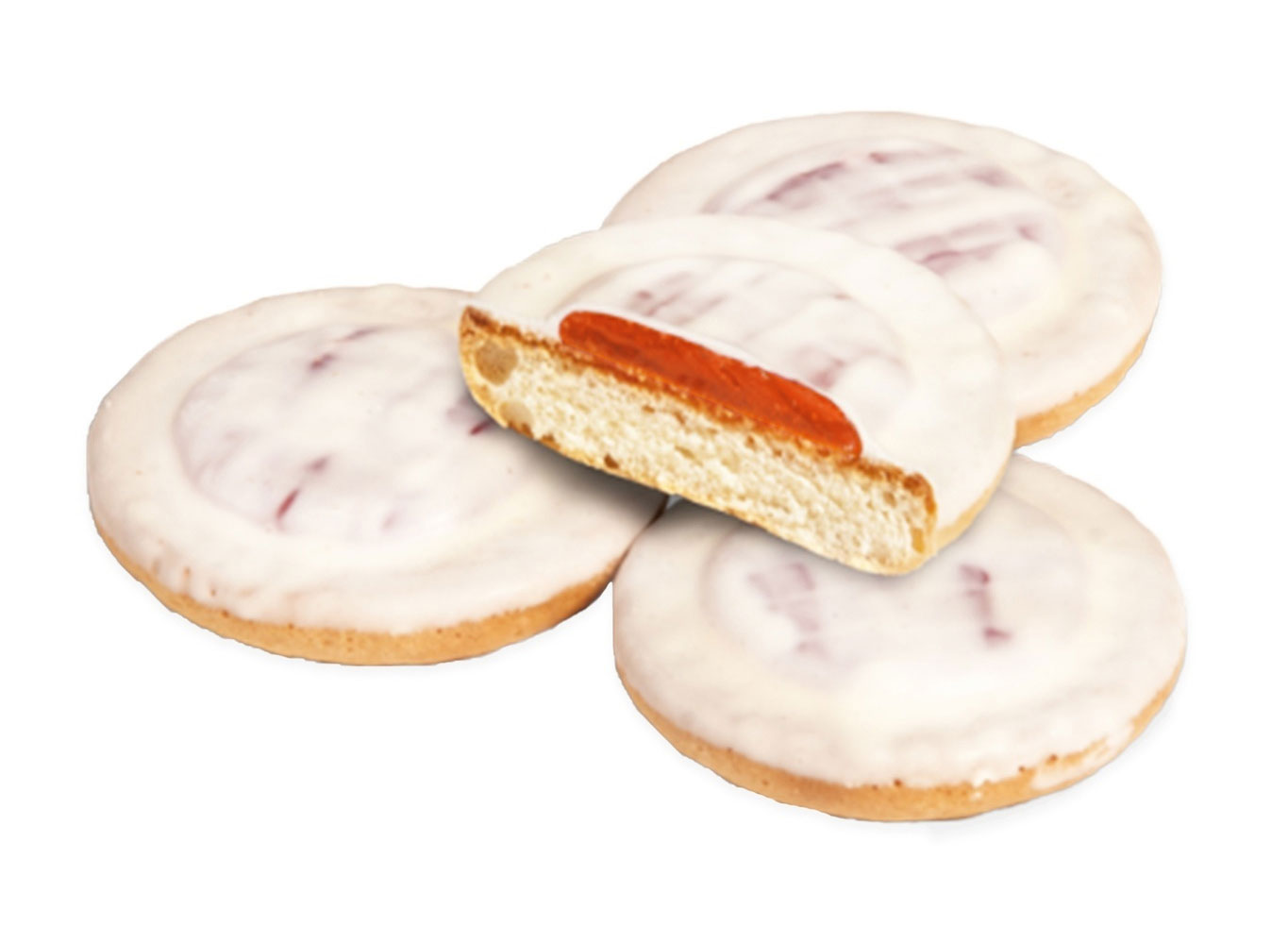 Печиво Галіція з апельсиновим смаком в білій глазурі, 1,5кг. Жако - фото 2