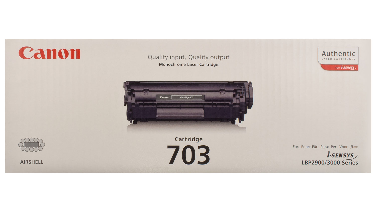 Картридж для лазерных устройств Canon 703 (7616A005), оригинальный Canon - фото 1