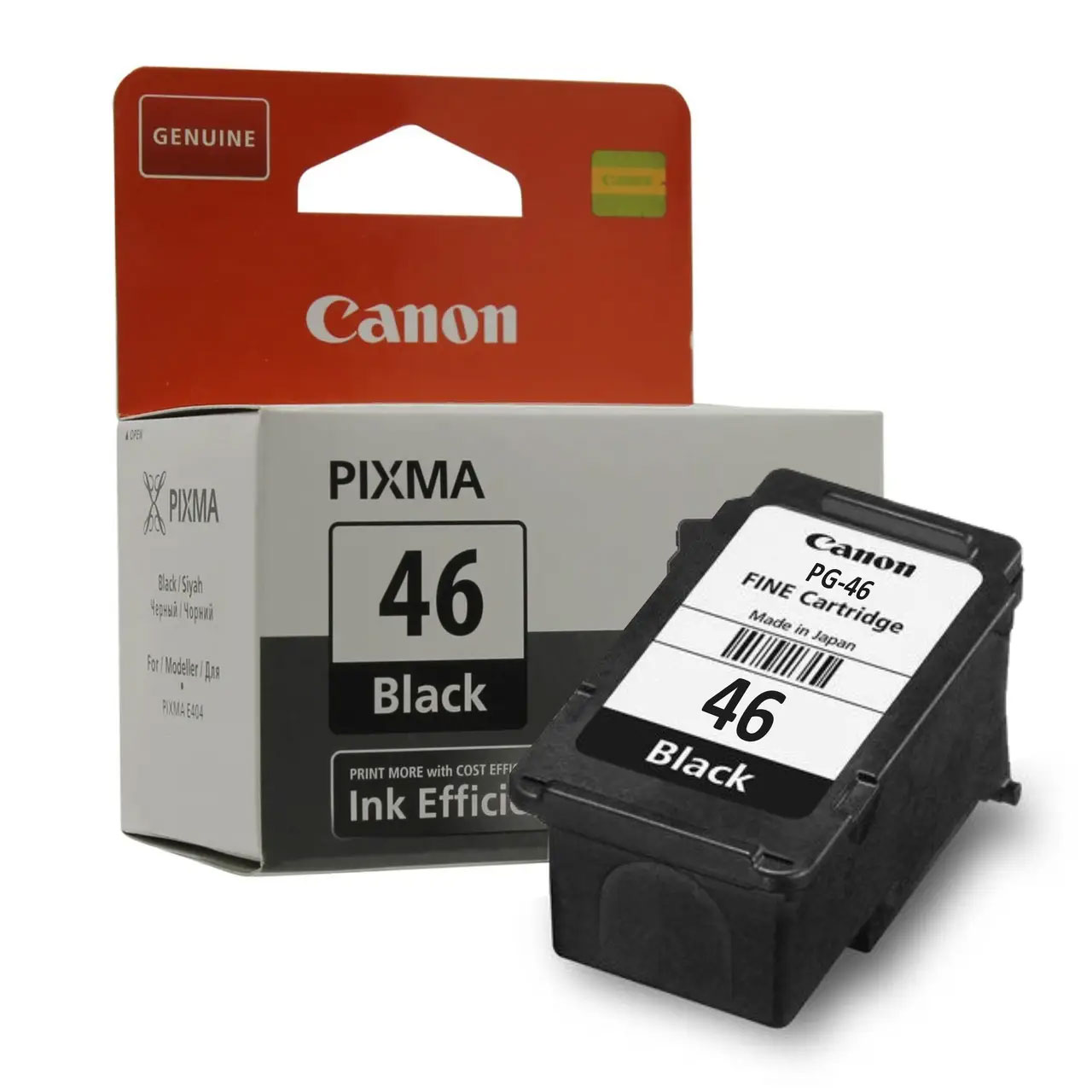 Картридж для струйных устройств Canon для Pixma E404/E464 PG-46 Black (9059B001), черн.ориг. Canon - фото 1