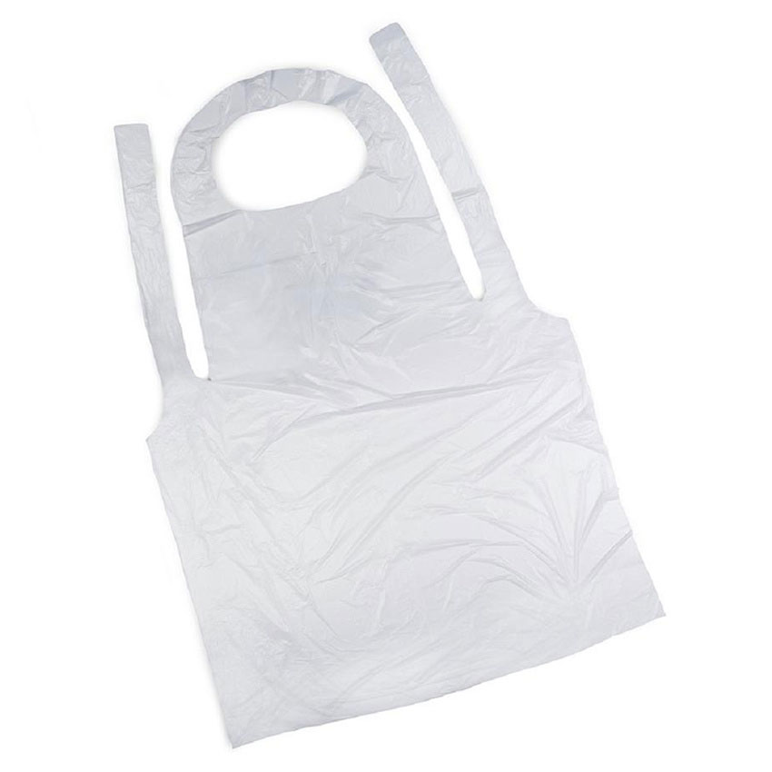 Фартук поліетиленовий одноразовий LDРЕ, 100шт./уп. Україна - фото 1