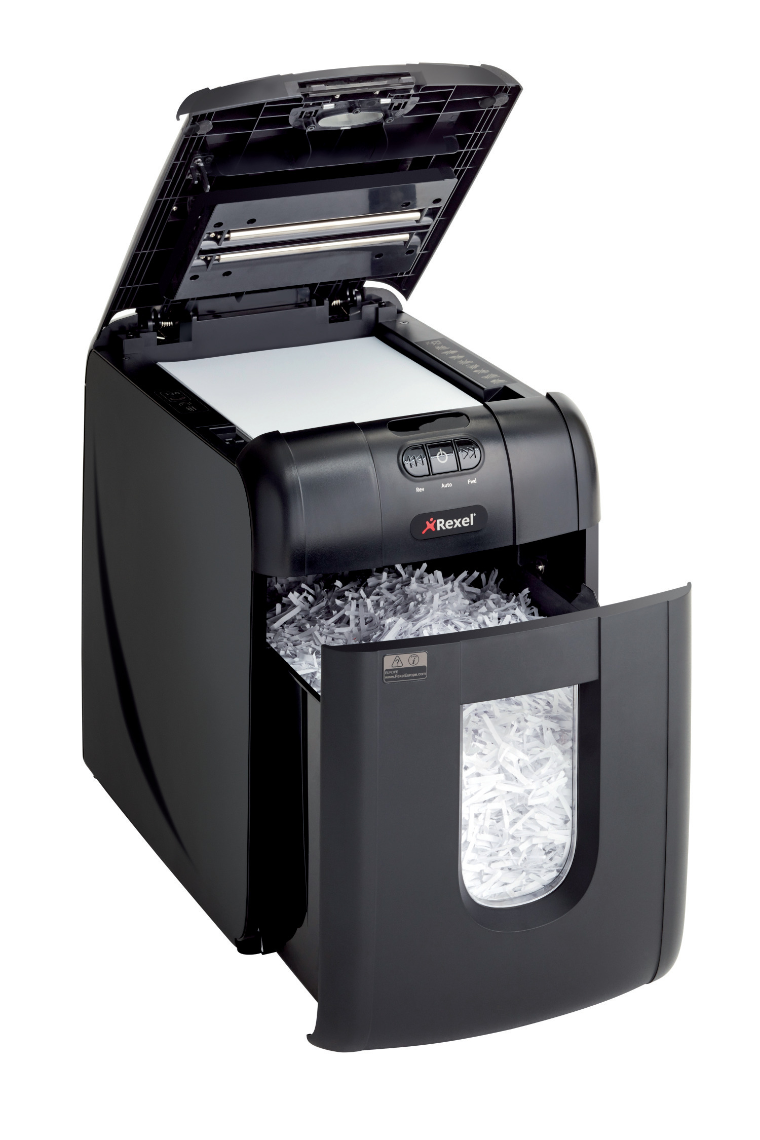 Уничтожитель документов Auto+130X. P4 6лист.,перекрестная резка, корзина 26л Rexel - фото 3