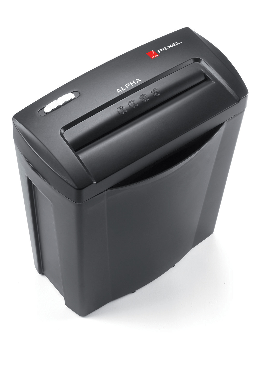 Знищувач документів ALPHA Х P4 5лист., перехресне різання, корзина 14л Rexel - фото 3