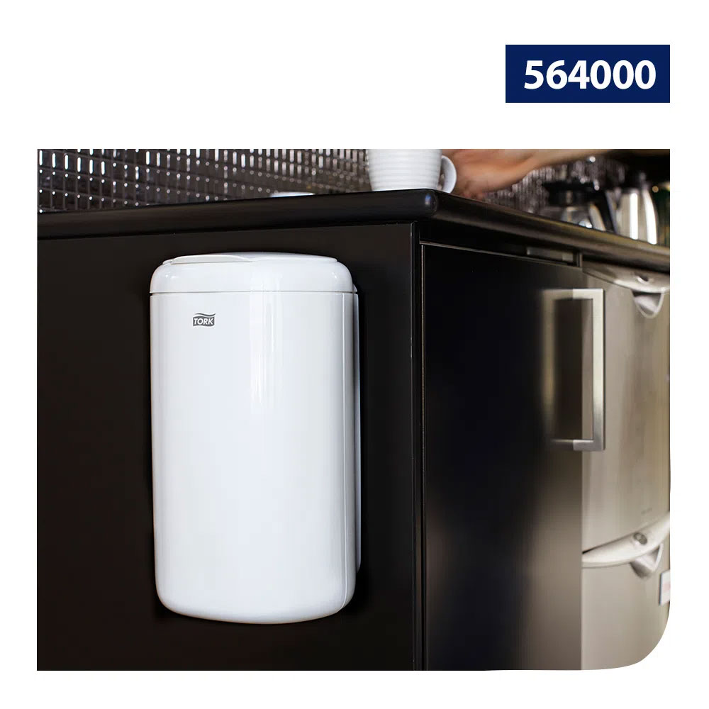 Купить Ведро для мусора с откидной крышкой, 5л., настенное, пластик ...