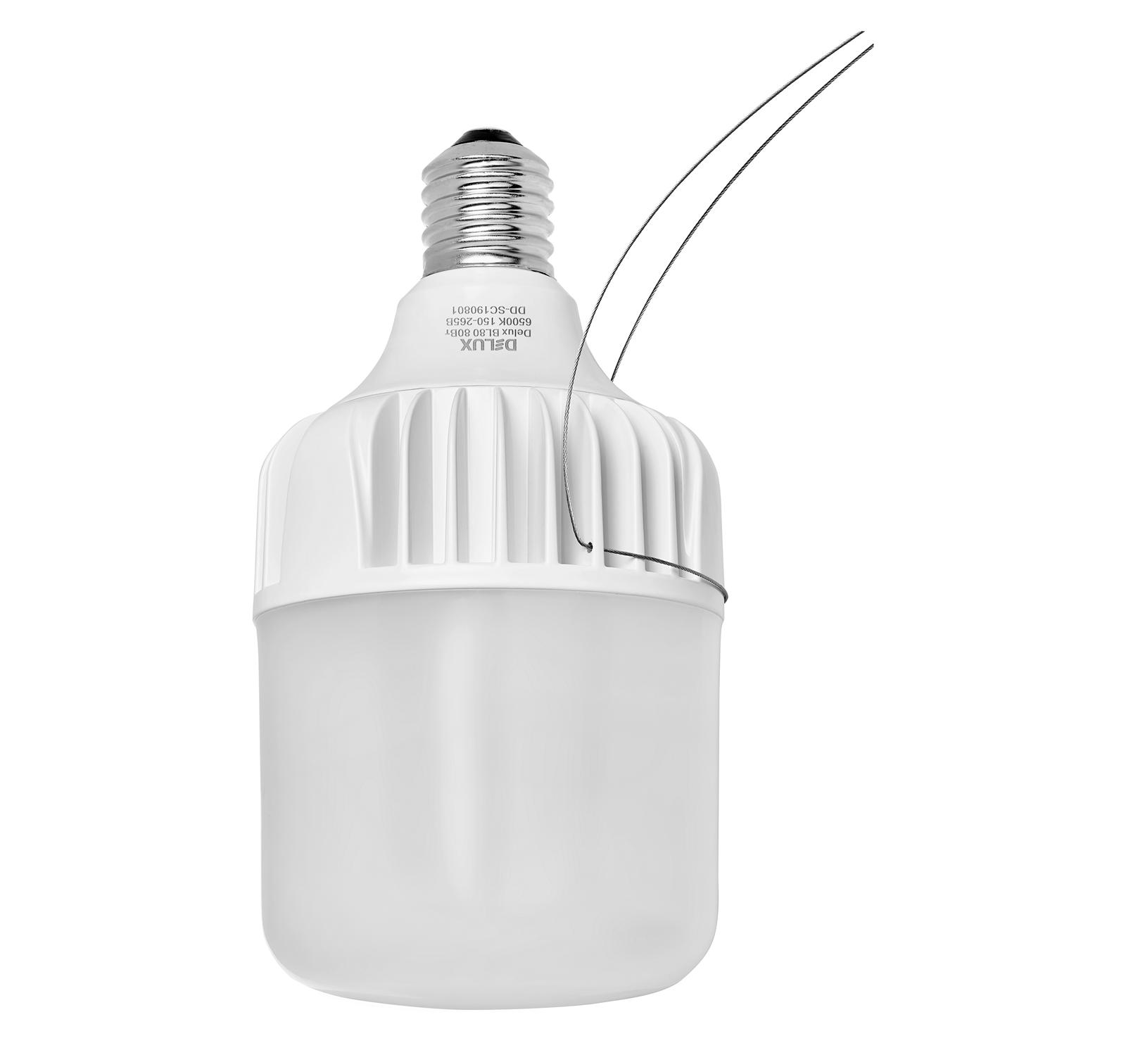 Лампа светодиодная LED Е40 BL80 80Вт. 6500К DeLux - фото 1