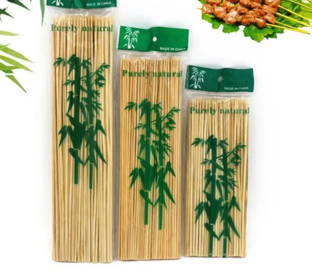 Палочка для шашлыка бамбуковая 25см., 100шт./уп. Украина - фото 1