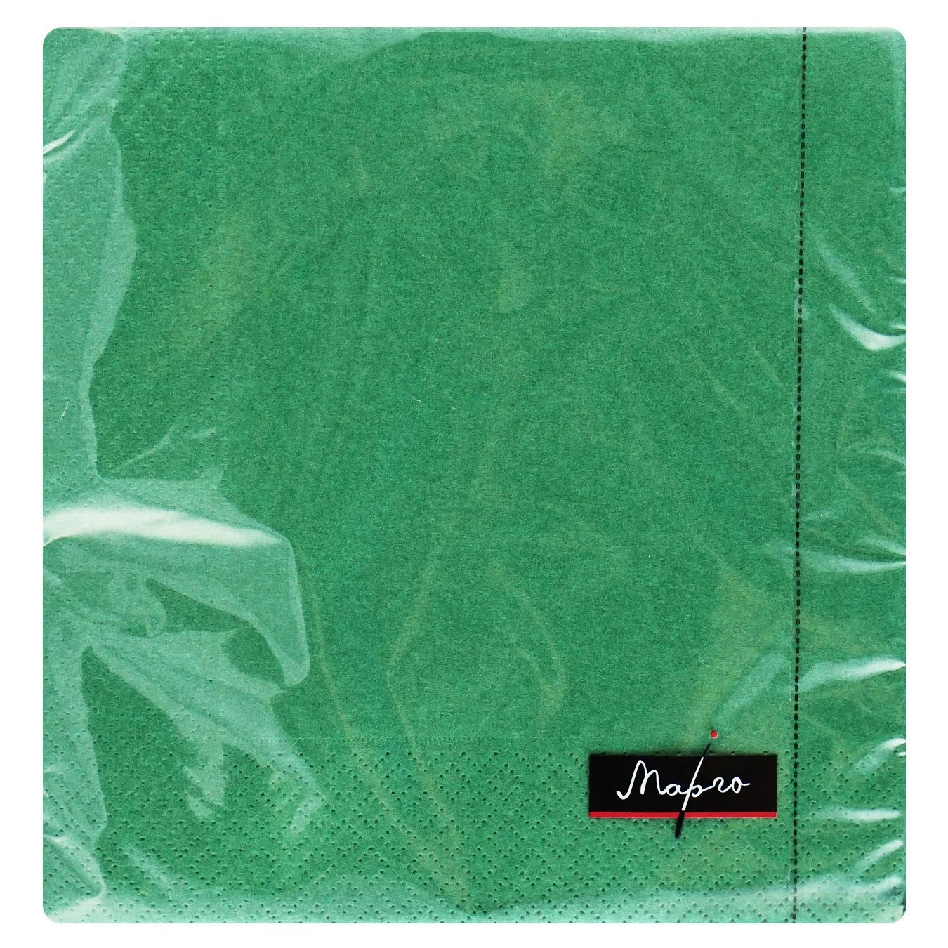 Серветки 33*33см., Марго, 3 шари 20шт/уп., зелен. Україна - фото 1