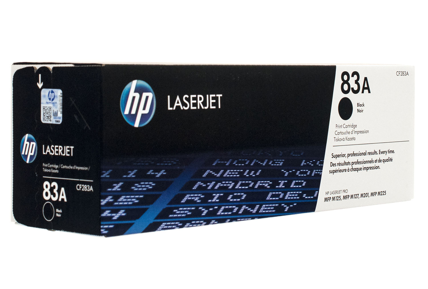 Картридж для лазерных устройств HP 83A для LaserJet Pro M125/127/M127fn Black (CF283A), оригинальный HP - фото 1