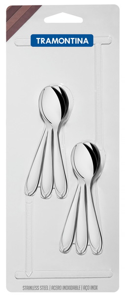 Ложка чайная металлическая Laguna, 6шт/уп. Tramontina - фото 1