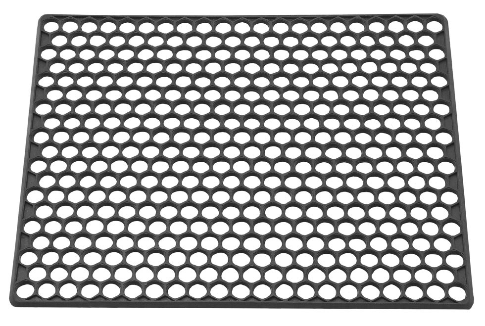 Килимок під двері 51*71см, гумовий, сота Китай - фото 1