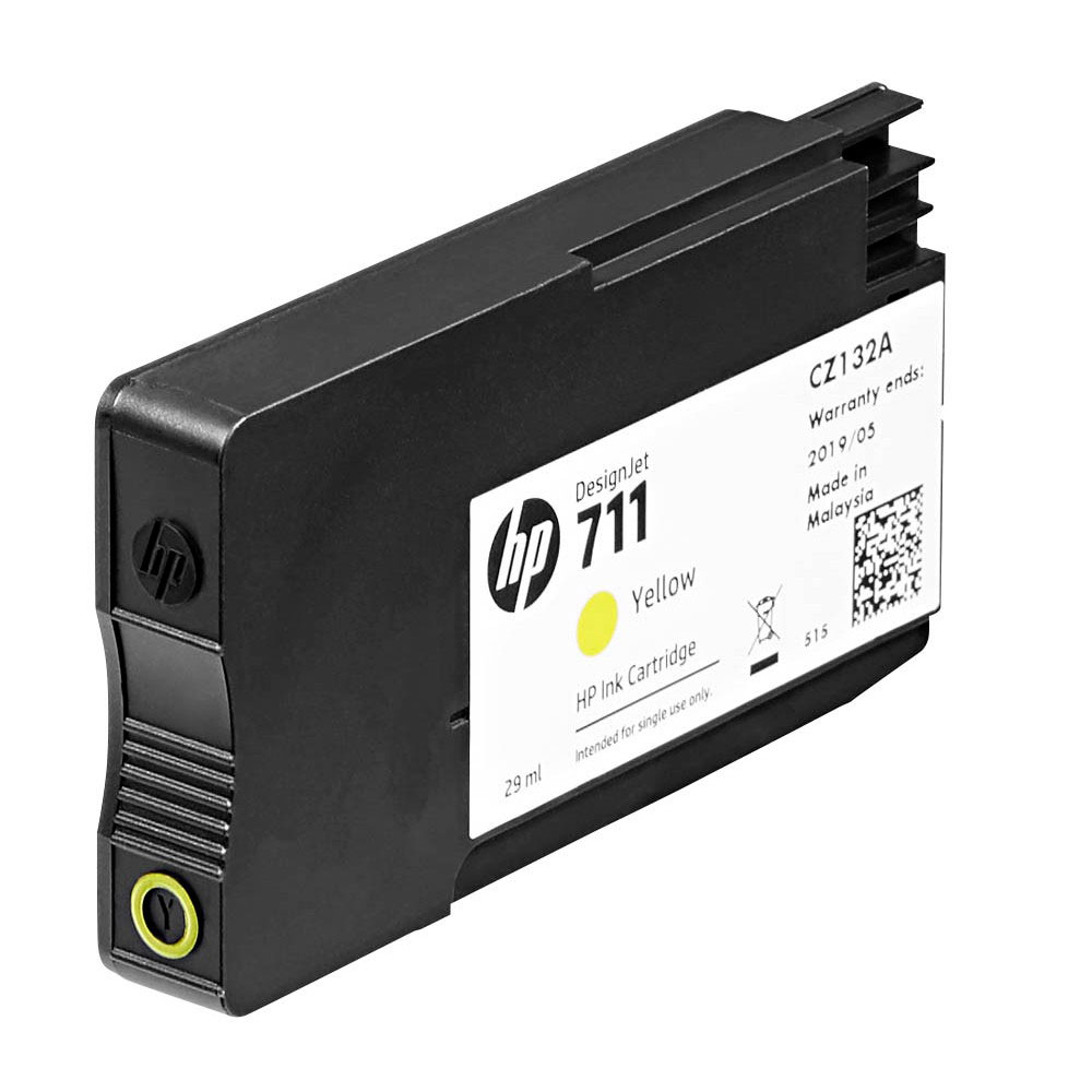 Картрідж для струменевих пристроївHP DesignJet T120/T520, HP 711 (CZ132A), Yellow ориг. HP - фото 1