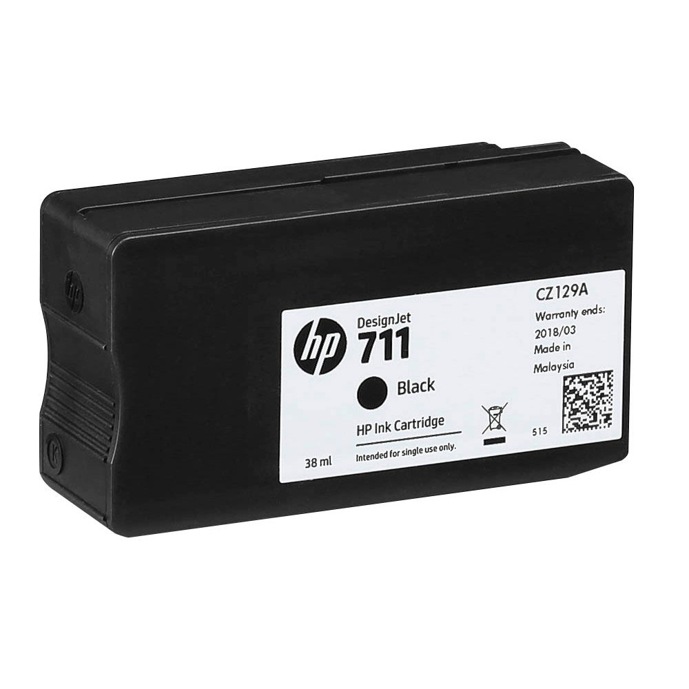Картрідж для струменевих пристроїв HP DesignJet T120/T520, HP 711 (CZ129A), Black, ориг. HP - фото 1