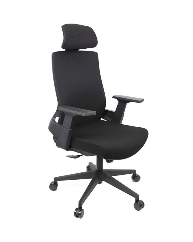 Кресло для персонала Наос, черн. АКЛАС - фото 2