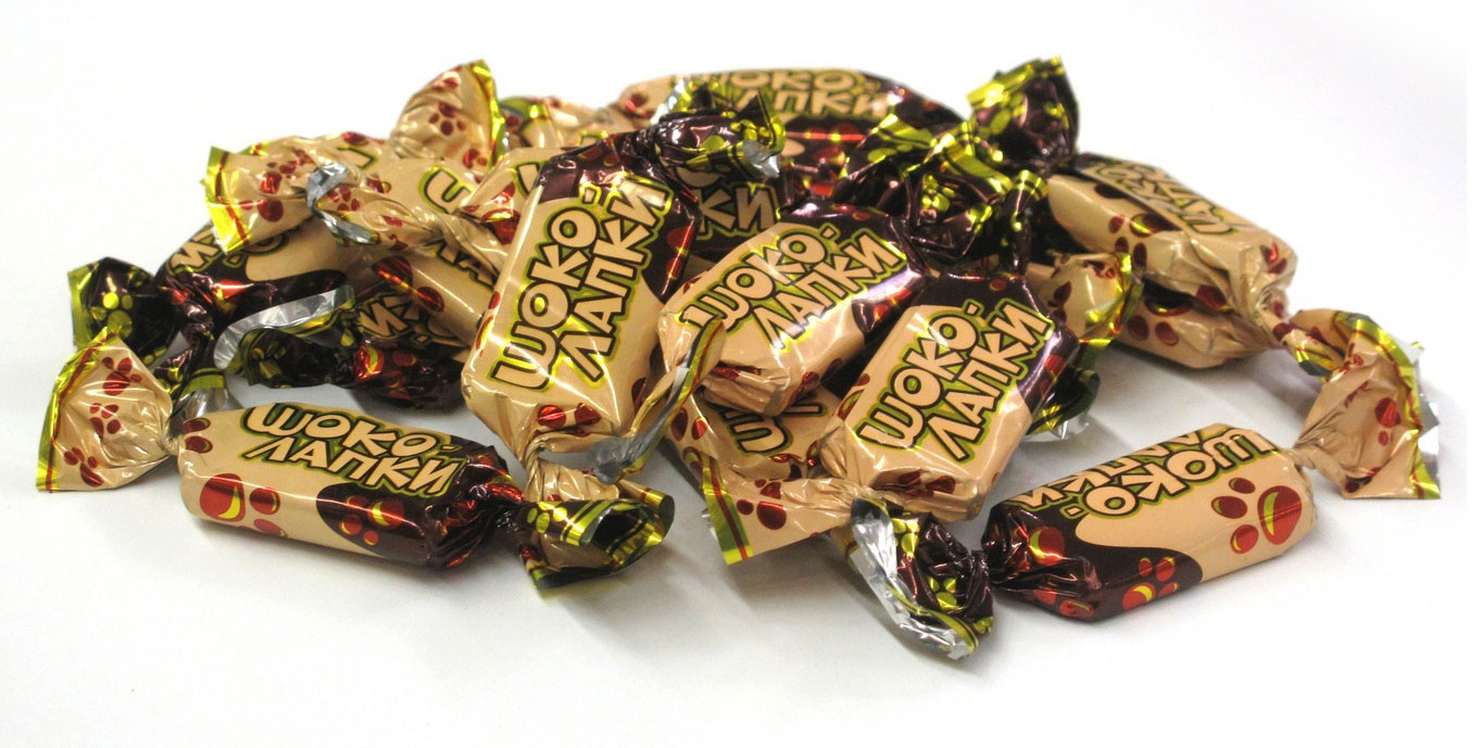 Цукерки Шоколапки, 1кг. Roshen - фото 1