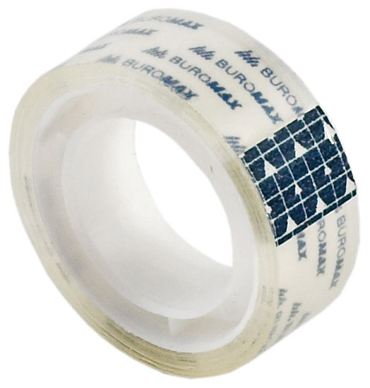 Клейка стрічка 15мм.*10м., , прозор. BuroMax - фото 1