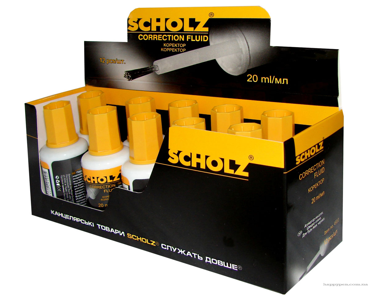 Корректор 20мл., с кисточкой, на масляной основе Scholz - фото 1