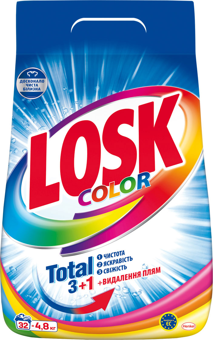Стиральный порошок для автоматической стирки, 4,8кг. COLOR (9000101569957) Losk - фото 1