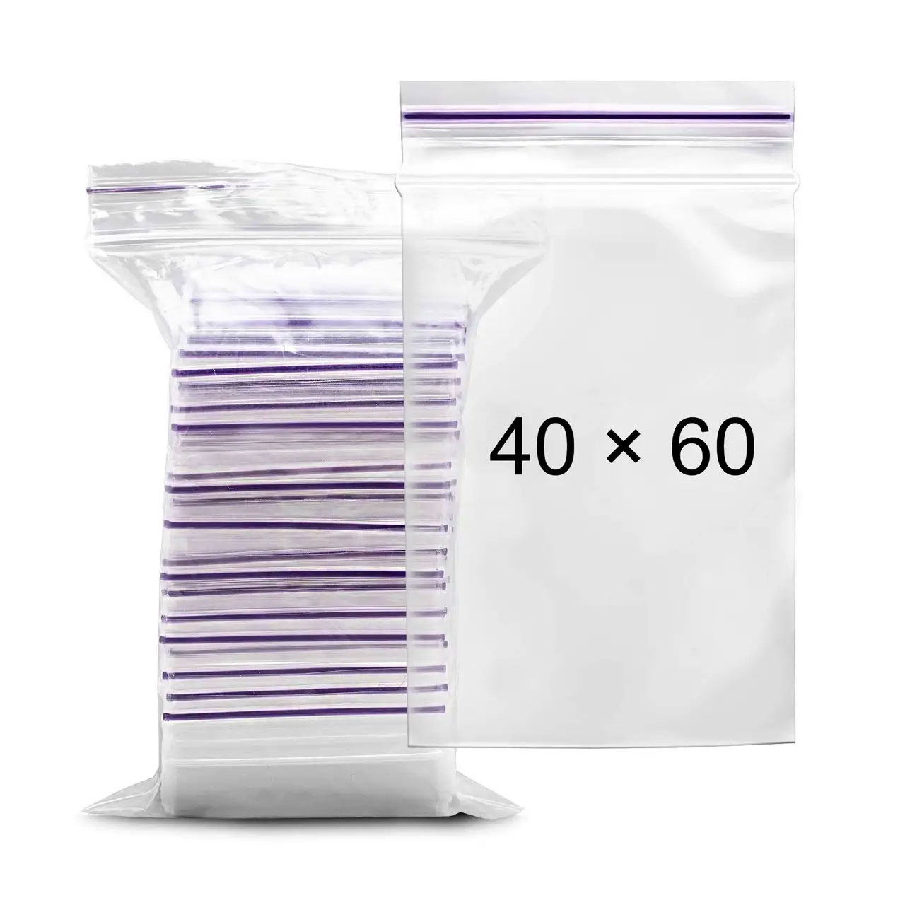 Пакет со струнным замком 4*6см., 100шт./уп. Украина - фото 1