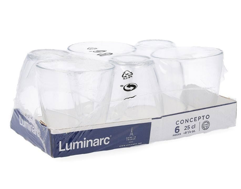 Склянка для води /соку, 310мл. CONCEPTO, 6шт/уп. Luminarc - фото 4