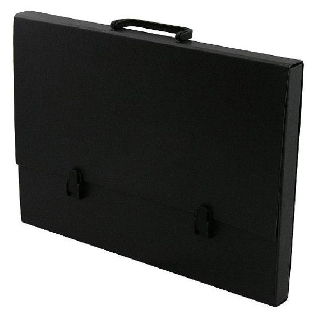 Портфель А3, на 1 отделение картон, с ручкой, черн. Penmate - фото 1