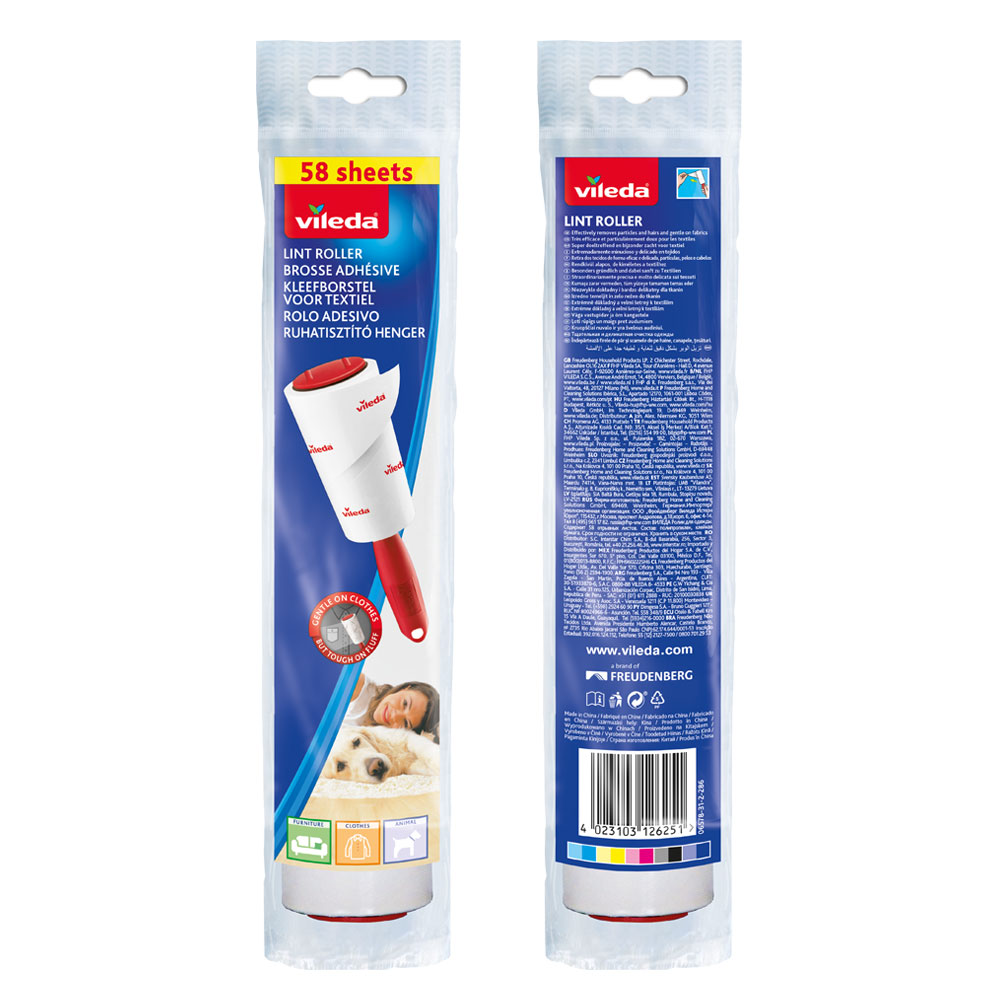 Роллер (валик) для чистки одежды, 58 отрывов Vileda - фото 1