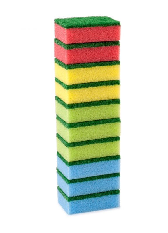 Губки кухонные Rainbow, 85*55*30мм., 10шт./уп., ассорт. Vileda - фото 2