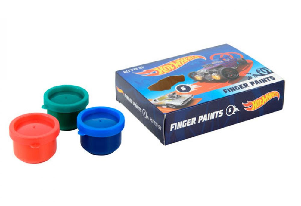 Фарби для малювання пальцями 6кол. по 35мл. 