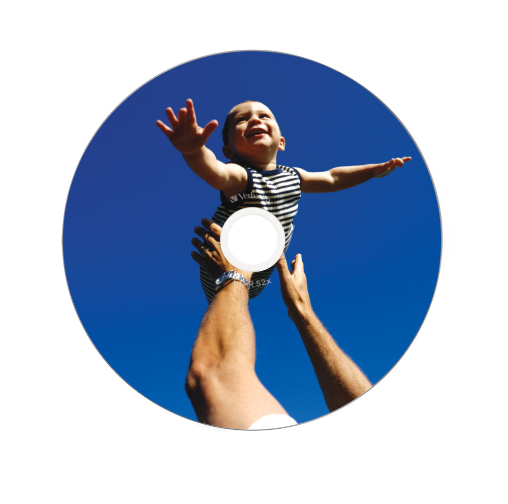 Диск CD-R 700Mb/80min 52x 25шт/уп. Cake Box Printable Verbatim - фото 4